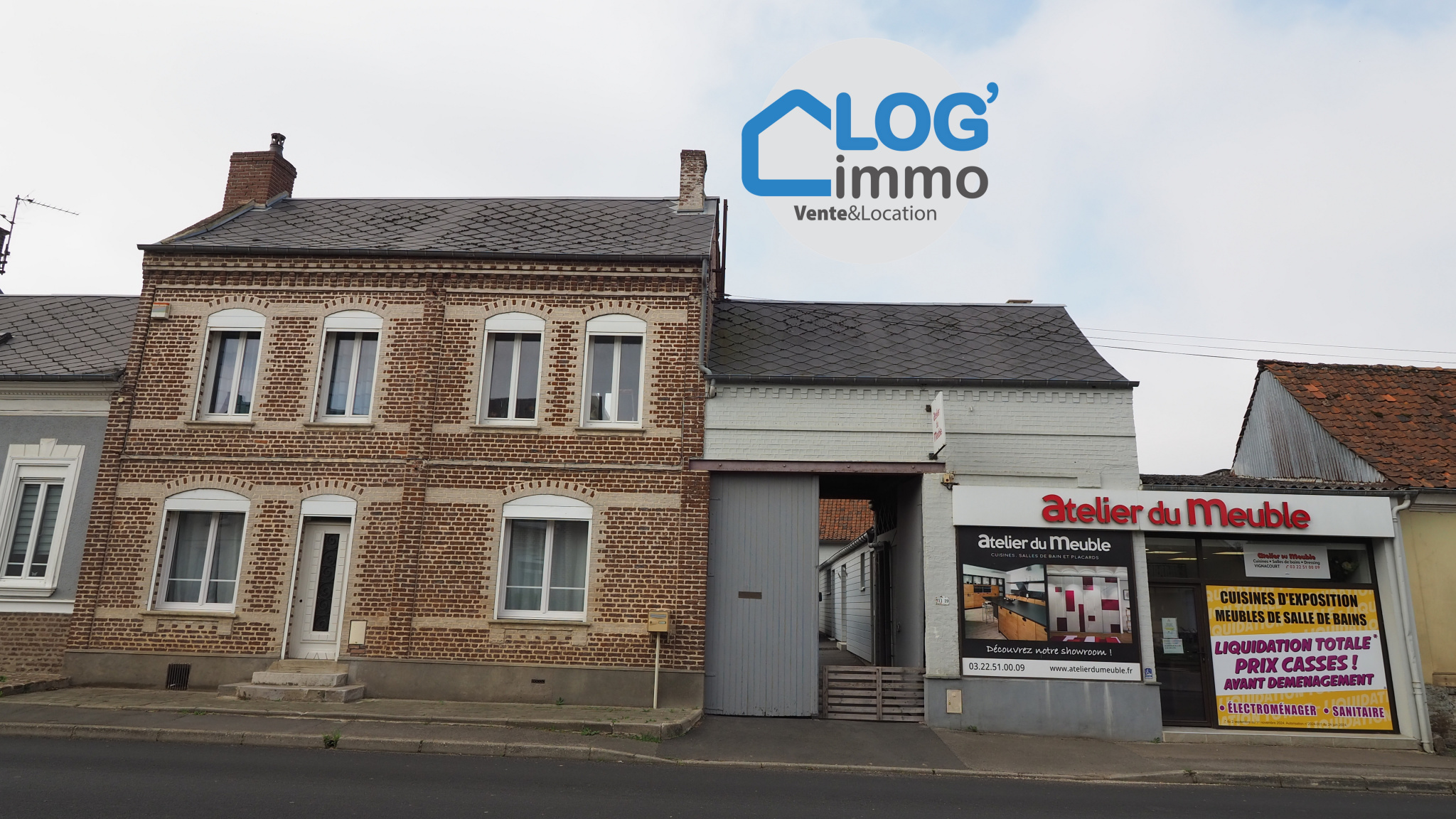 Immo80 – L'immobilier à Amiens et dans la Somme-Enssemble immobilier sur la commune de Vignacourt .